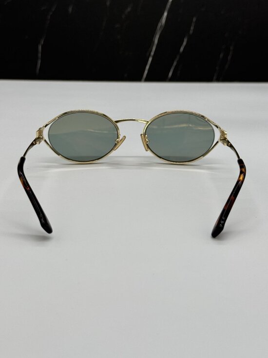 NEW MIU MIU MU52YS 5AK04M MIU MIU GOLD GREEN SUNGLASSES MU 52YS 5AK04M main image 4